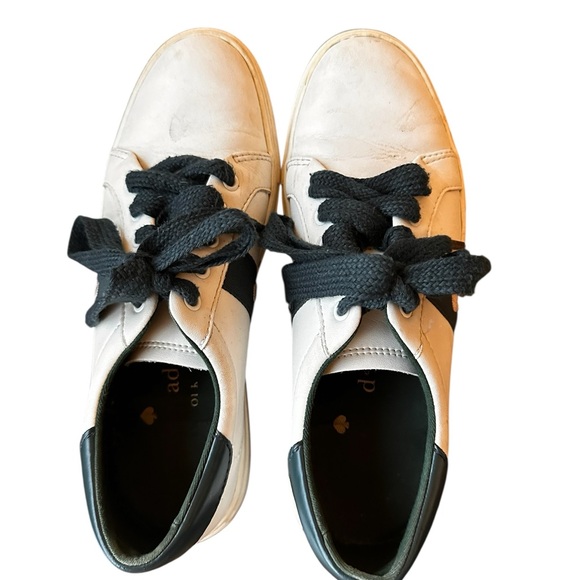 Kate Spade Iggy Low Top Court Sneakers White / Peacock Sapphire Green - Picture 10 of 15